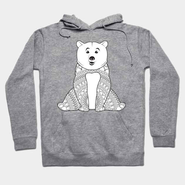 Mandala Bear Hoodie by Koala Station